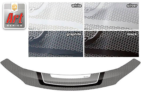 Hood deflector (Art silver) Nissan NV200 1 поколение
