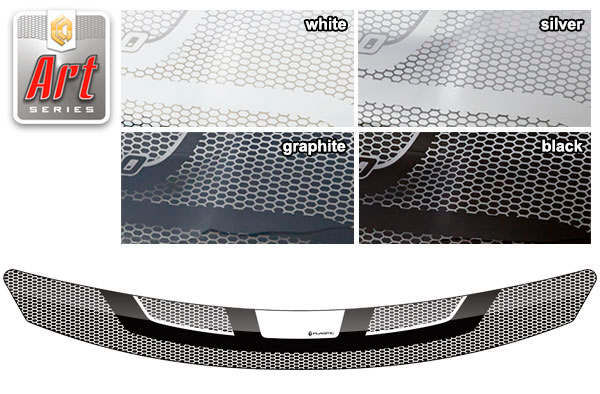 Hood deflector (Art silver) Honda Fit IV поколение, хэтчбек 5 дв., рынок Японии, Right hand drive