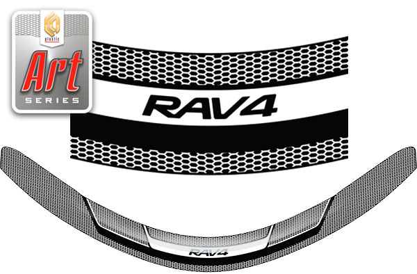 Hood deflector (Art silver) Toyota Rav4 