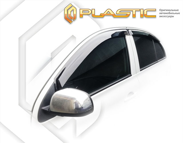 Window visors (Comfort series (Graphite)) Nissan March 