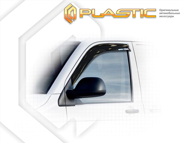 Window visors (Comfort series (Silver)) Volkswagen Caravelle 