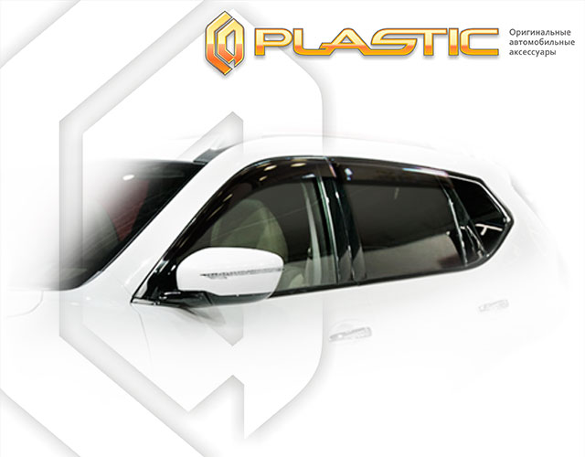 Window visors (Comfort series (Silver)) Nissan X-Trail 