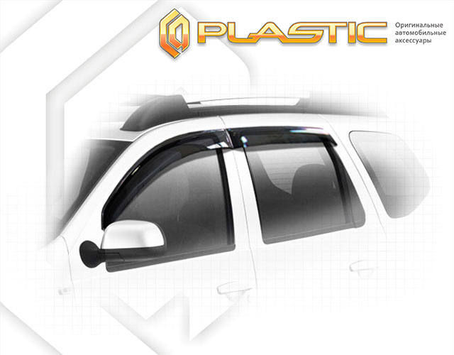 Window visors (Comfort series (White)) Renault Duster 