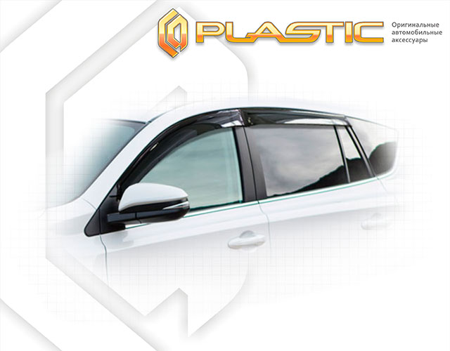 Window visors (Comfort series (White)) Toyota Rav4 IV поколение, джип/suv 5 дв., рестайлинг