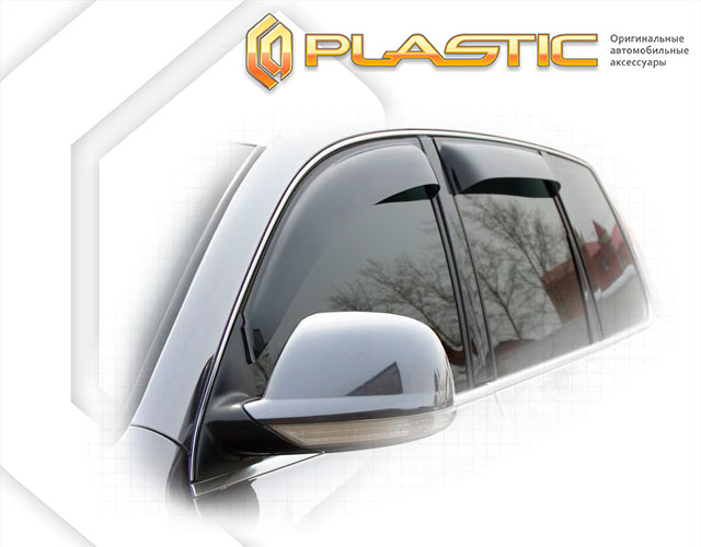 Window visors (Comfort series (White)) Volkswagen Touareg 