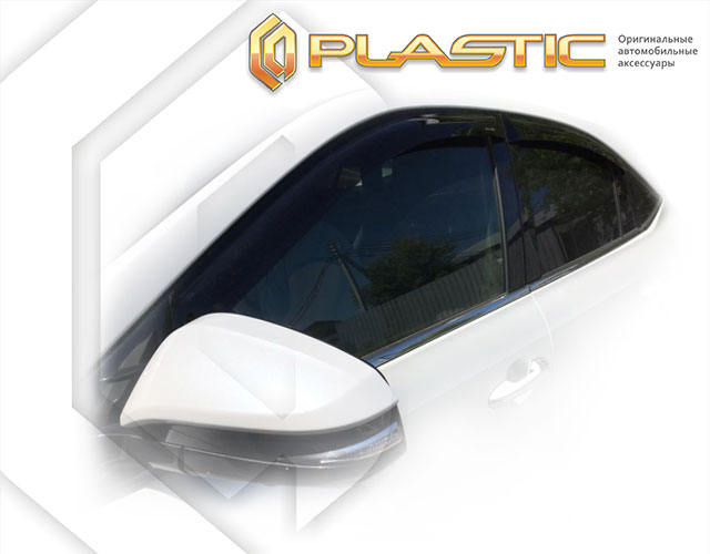 Window visors (Comfort series (White)) Toyota Harrier джип/suv 5 дв., III поколение, III поколение рестайлинг