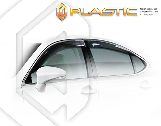 Window visors (Comfort series (White)) Lexus ES VI поколение, sedan