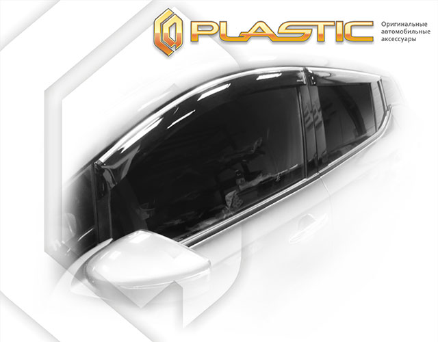 Window visors (Comfort series (Silver)) Nissan Leaf 