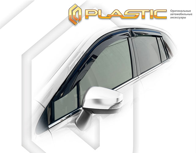 Window visors (Comfort series (Graphite)) Subaru Levorg I поколение, hatchback