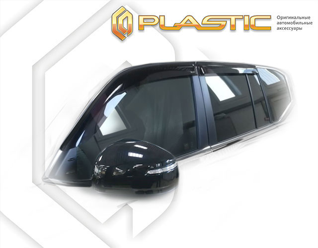 Window visors (Comfort series (Silver)) Toyota Land Cruiser 300 