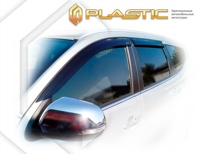 Window visors (Comfort series (Silver)) Mitsubishi Pajero Sport