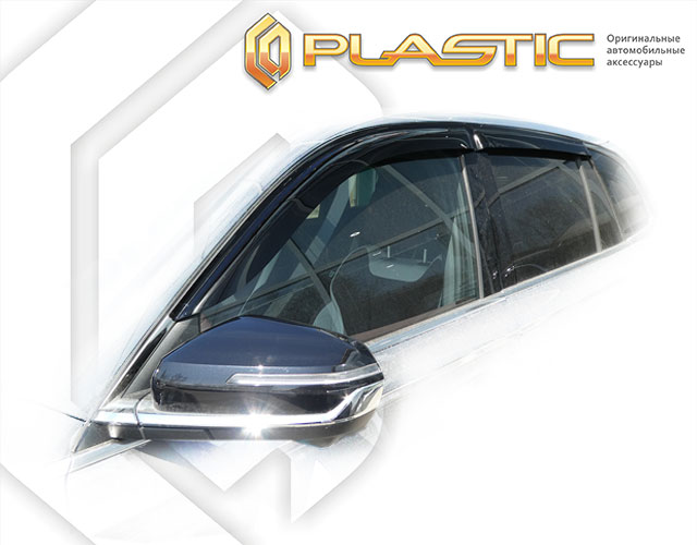 Window visors (Comfort series (White)) Geely  Monjaro джип/suv 5 дв., I поколение