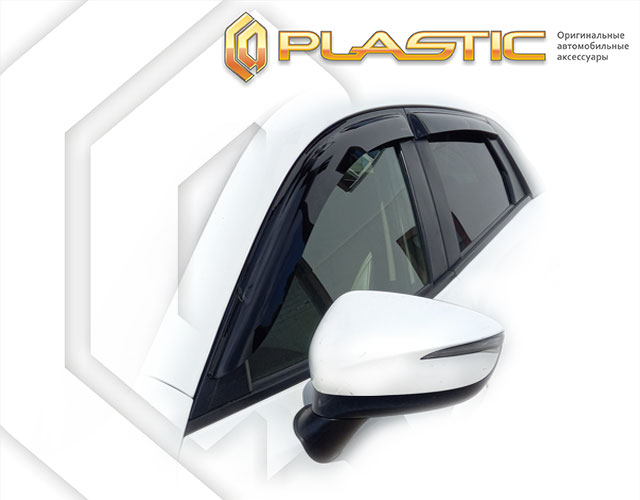 Window visors (Comfort series (White)) Mazda CX3 I поколение, I поколение рестайлинг, джип/suv 5 дв.