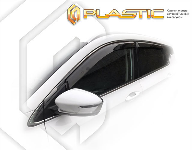 Window visors (Comfort series (White)) Geely Coolray I поколение рестайлинг, джип/suv 5 дв., рынок России