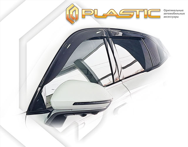 Window visors (Comfort series (Silver)) EXEED RX I поколение, джип/suv 5 дв., рынок РФ