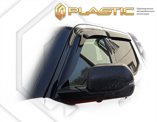 Window visors (Comfort series (Graphite)) Toyota Tundra  III поколение, пикап, CrewMax 