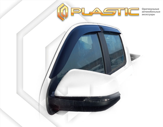 Window visors (Comfort series (Silver)) JAC T9 I поколение, пикап