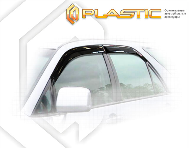 Window visors (Comfort series (Silver)) Toyota Harrier 