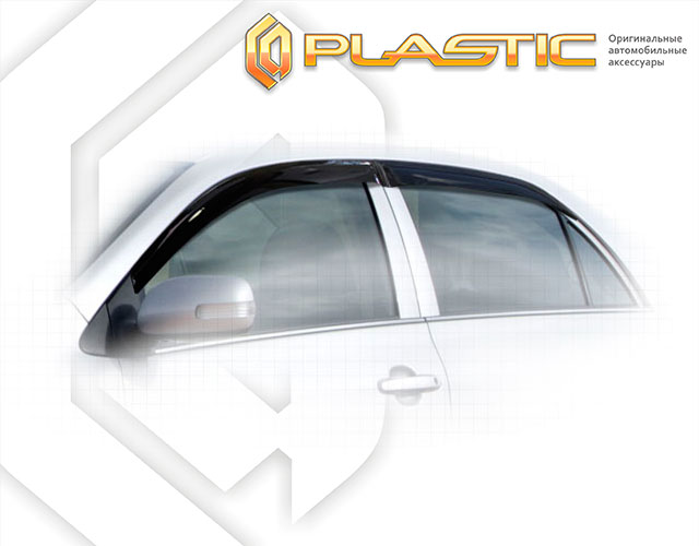 Window visors (Comfort series (Silver)) Toyota Corolla Cедан