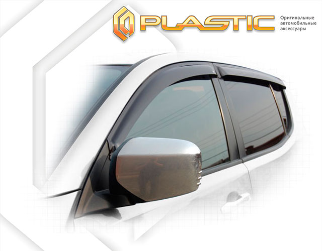 Window visors (Comfort series (Silver)) Mitsubishi L200 