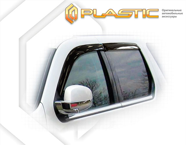 Window visors (Comfort series (Silver)) Cadillac Escalade 