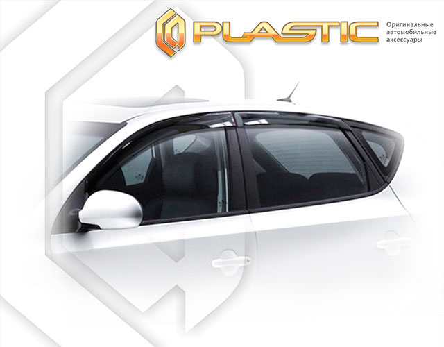 Window visors (Comfort series (Graphite)) Hyundai i30 