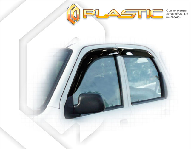 Window visors (Comfort series (Silver)) Toyota Cami 