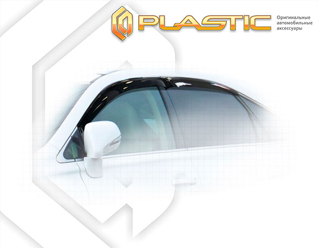 Window visors (Comfort series (Silver)) Lexus RX 