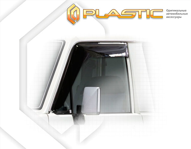 Window visors (Comfort series (Graphite)) Toyota Land Cruiser 