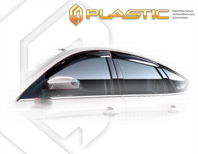 Window visors (Comfort series (Graphite)) Ford Focus 3 wagon 