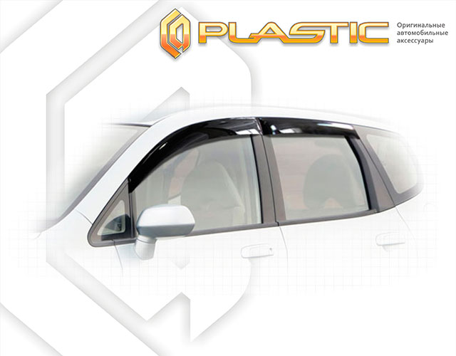 Window visors (Comfort series (White)) Honda Fit 