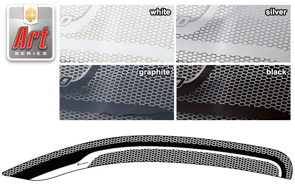 Window visors (Art white) Nissan NV200 1 поколение