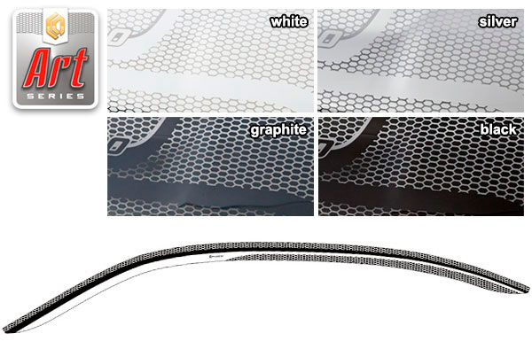 Window visors (Art white) Subaru Legacy Cедан