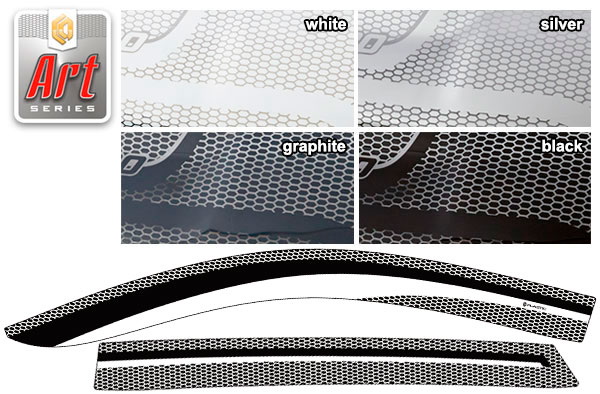 Window visors (Art black) Changan CS55 plus 