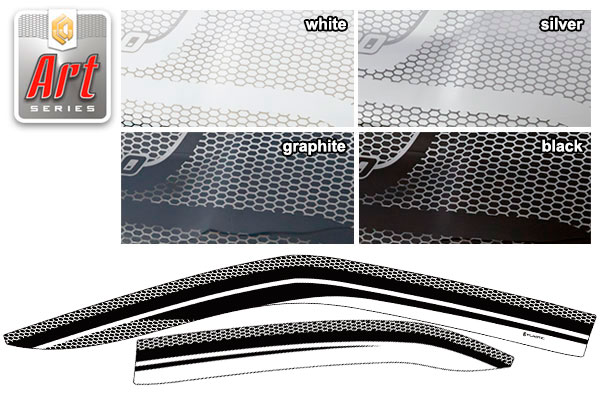 Window visors (Art black) Toyota Yaris Cross I поколение, джип/suv 5 дв., 