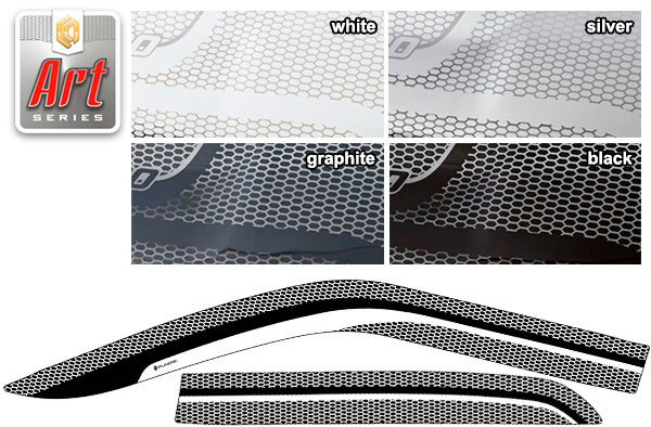 Window visors (Art graphite) Toyota Raize I поколение, джип/suv 5 дв., рынок Японии