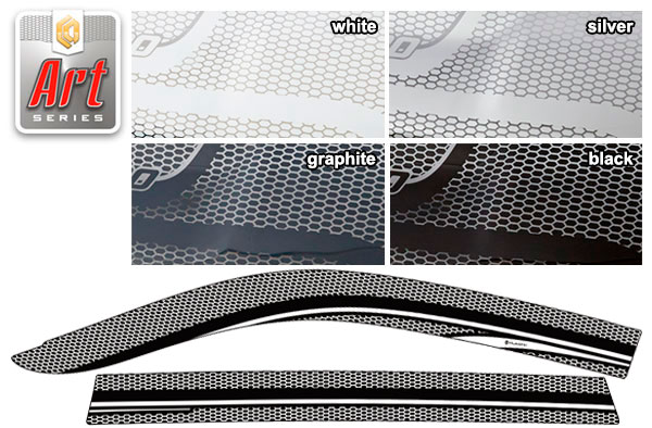 Window visors (Art silver) Geely Atlas Pro suv 5 дв.