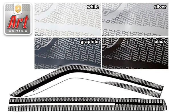 Window visors (Art silver) Honda Freed II поколение, минивэн, рынок Японии