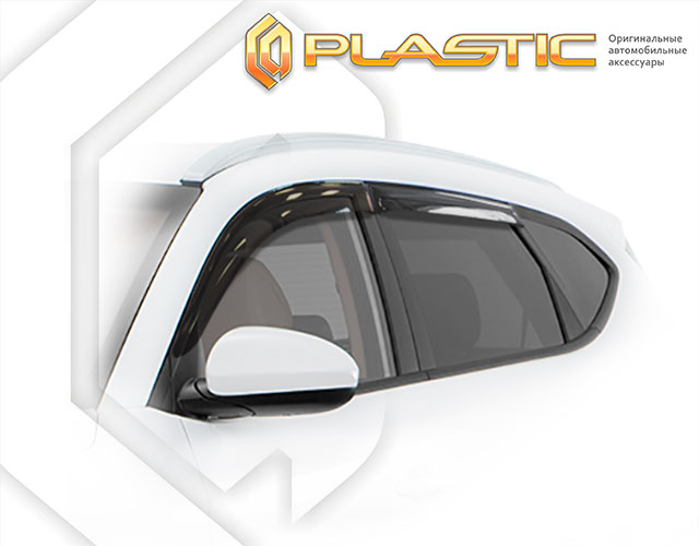 Window visors (Classic translucent) Hyundai Tucson 