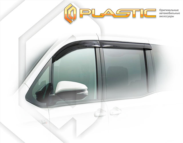 Window visors (Classic translucent) Toyota Voxy III поколение, минивэн