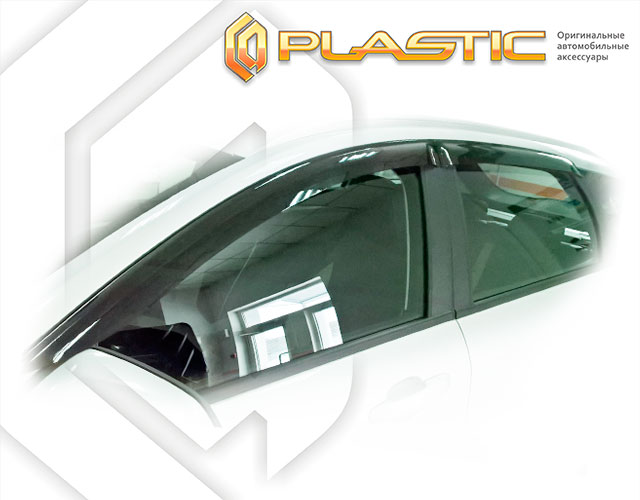 Window visors (Classic translucent) ВАЗ Lada Vesta SW, Vesta Cross hatchback
