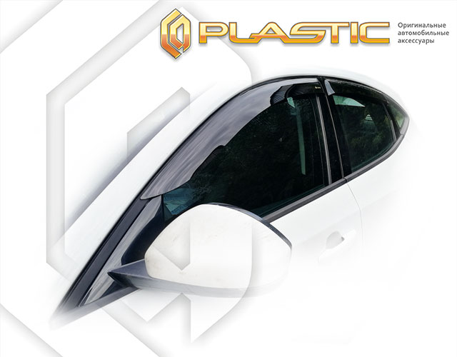 Window visors (Classic translucent) Jaguar  E-Pace 