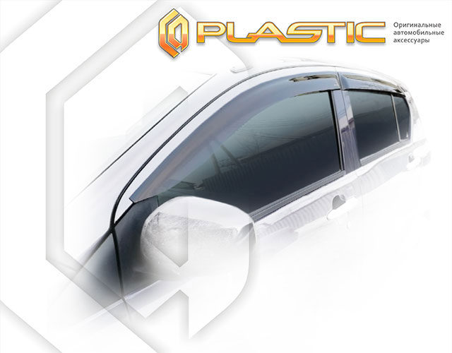 Window visors (Classic translucent) Subaru Pleo plus 
