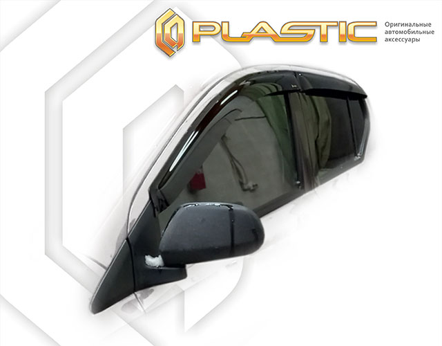 Window visors (Classic translucent) Daihatsu Mira e:S II поколение, хэтчбек 5 дв.,