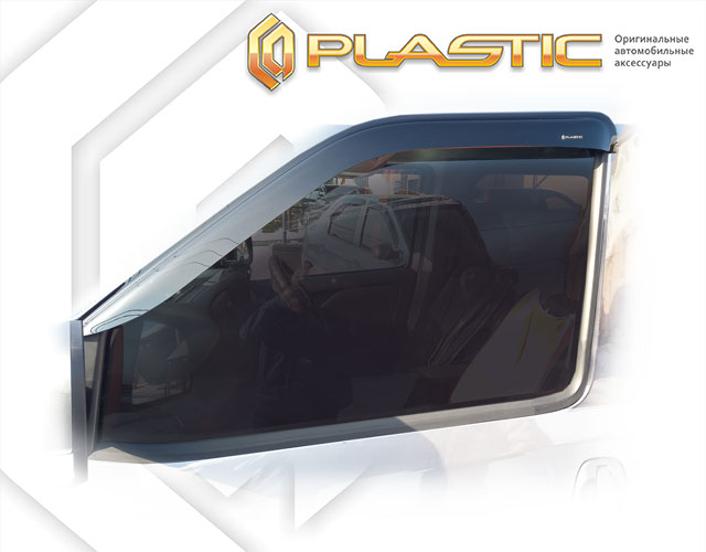 Window visors (Classic translucent) Fiat Doblo рестайлинг,  2 поколение