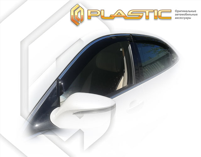 Window visors (Classic translucent) Hyundai Equus 