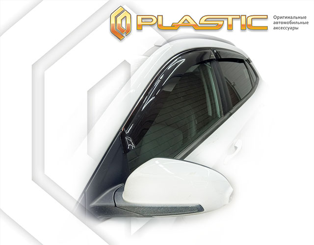 Window visors (Classic translucent) Hyundai   Kona   I поколение