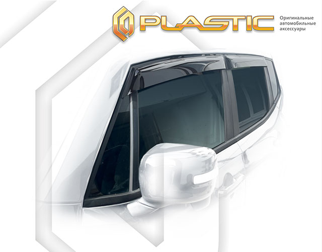 Window visors (Classic translucent) Jeep Renegade I поколение, джип/suv 5 дв.