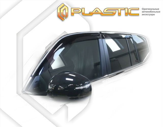 Window visors (Classic translucent) Toyota Land Cruiser 300 