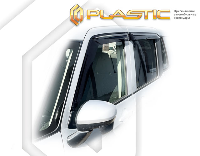 Window visors (Classic translucent) Toyota Roomy I поколение, хэтчбек 5 дв.  